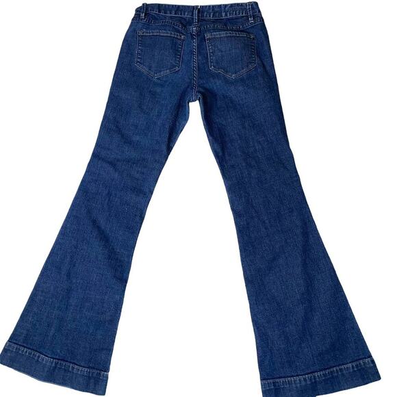 Club Monocojeans  Edie Modern Flare low rise medium wash wide leg SZ 29" - Picture 3 of 11